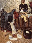 Paul Signac The woman making hats USA oil painting artist